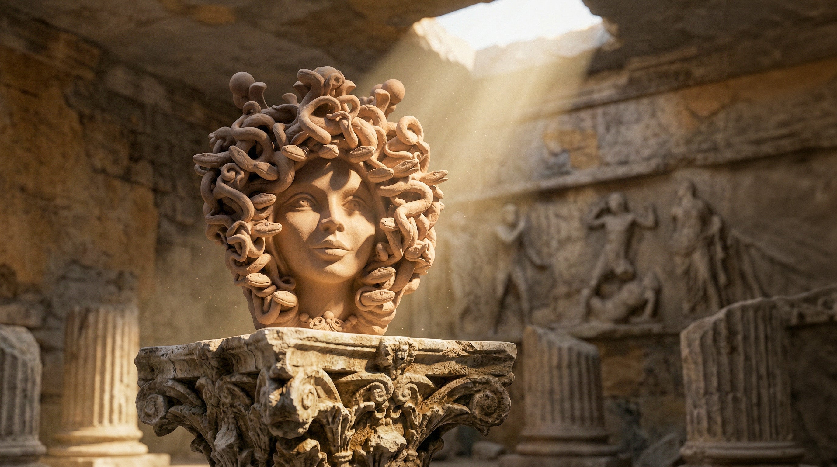 Medusa da sacerdotessa a Gorgone: Esplora la sua storia affascinante - Moorish Head