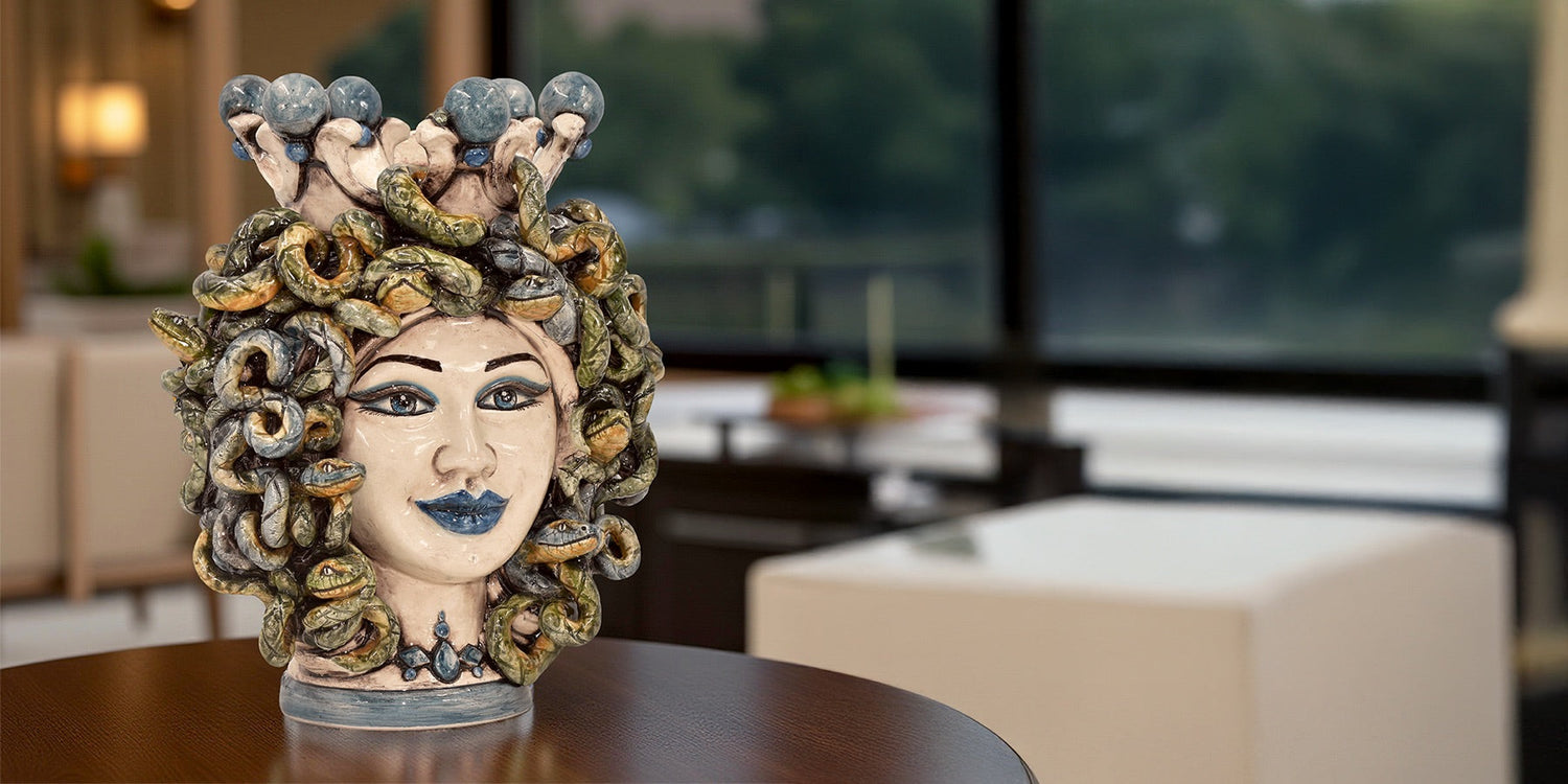 Testa Medusa: Dal Mito Greco alla Ceramica di Caltagirone - Moorish Head