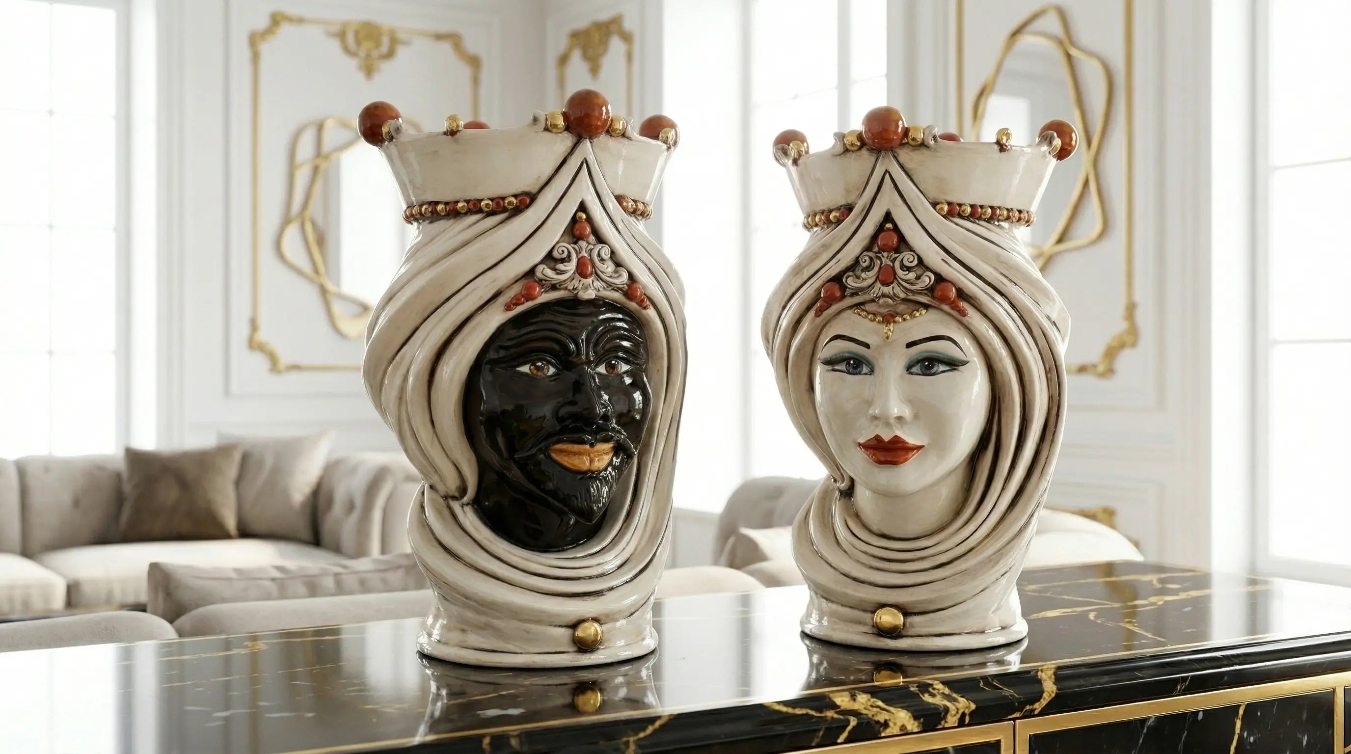 Madreperla Oro e Lustri - Moorish Head