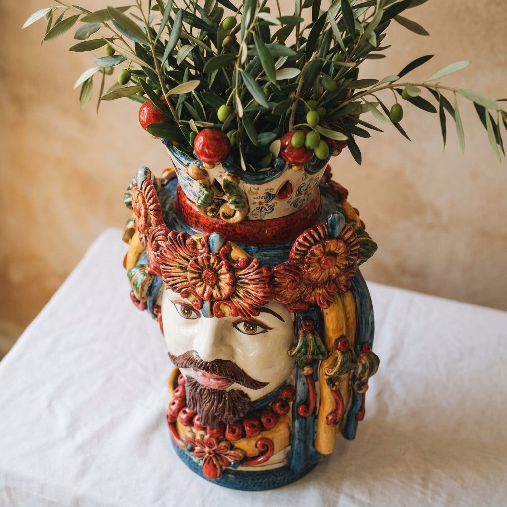 12.X100ch50cm_4 - Moorish Head