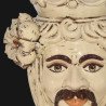 Ceramic Head with lemons h 40 Ivory Line male - Sofia Ceramic  - 2