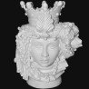 Ceramic Head with fruit h 50 white line female  - 1