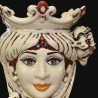 Ceramic Head with pomegranates h 25 ivory line female - Sofia Ceramic  - 2