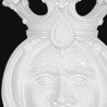 Ceramic Moor classic white line male - Modern Moorish heads Sofia Ceramiche  - 2