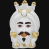 Sicilian ceramic "Moor's head" from Caltagirone.  - 1