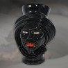 Head h 30 Black Line man - Modern Moorish heads  - 1