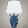 Modern Sicilian ceramic lamp "Moor's head" from Caltagirone.  - 1