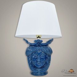 Modern Sicilian ceramic lamp "Moor's head" from Caltagirone.  - 1