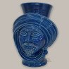 Testa h 30 Integral Blue uomo corona liscia - Modern Moorish heads Sofia Ceramiche  - 1