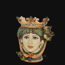 Ceramic Head with fichi h 25 green/orange female  - 1