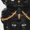 Moor heads sicily ceramic h 40 Black Line with orange beads woman  - 2