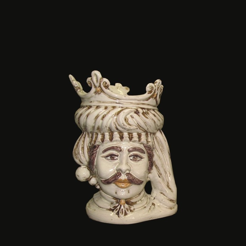 Ceramic head h 20 Ivory Line male  - 1