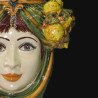 Ceramic Head with lemons h 40 green/orange female  - 5