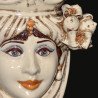 Ceramic Head with lemons h 25 ivory line female  - 2