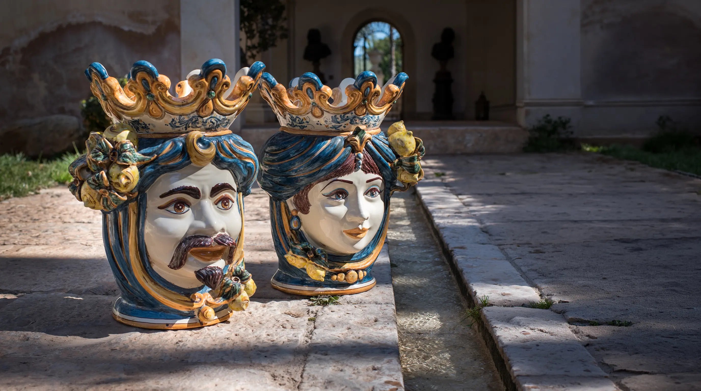 Linea Blu e Arancio - Moorish Head