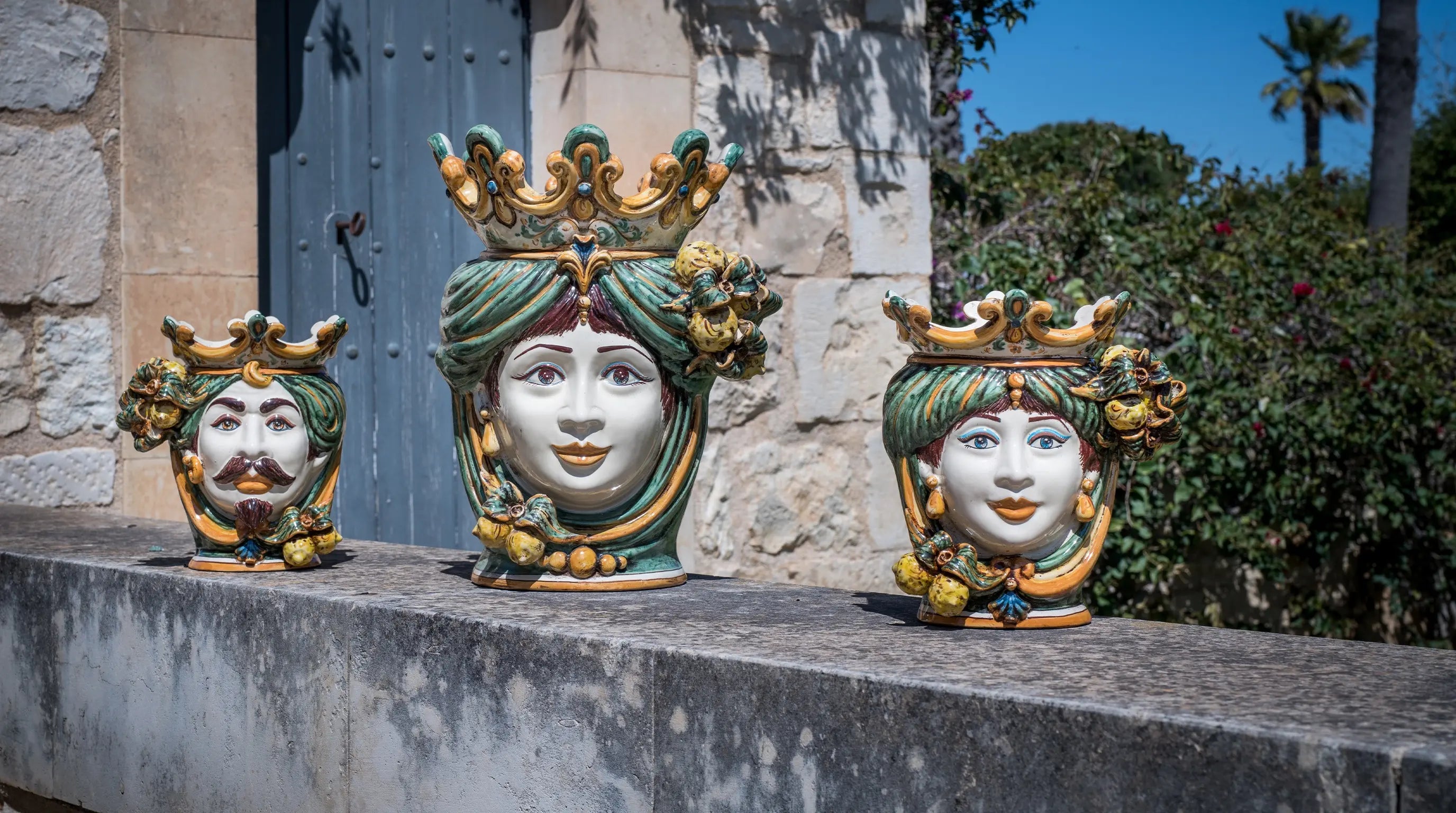 Linea in verde e arancio - Moorish Head