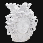 Testa Medusa h 38 cm - White Line | Ceramica di Caltagirone
